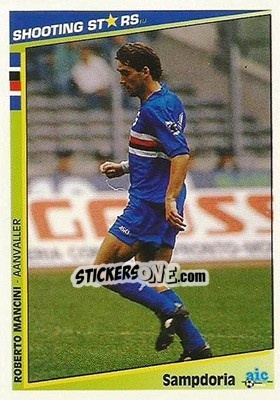 Sticker Mancini - Shooting Stars Holland 1992-1993 - Merlin