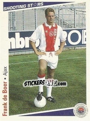 Cromo Frank de Boer - Shooting Stars Holland 1991-1992 - Merlin