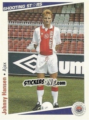Sticker Johnny Hansen - Shooting Stars Holland 1991-1992 - Merlin