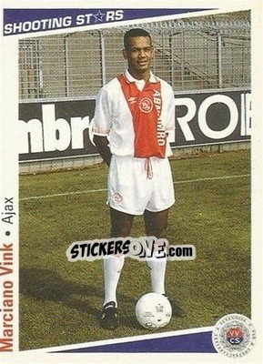 Sticker Marciano Vink - Shooting Stars Holland 1991-1992 - Merlin