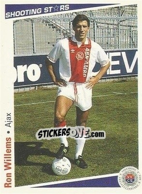 Sticker Ron Willems - Shooting Stars Holland 1991-1992 - Merlin