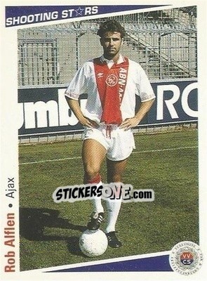 Cromo Rob Alflen - Shooting Stars Holland 1991-1992 - Merlin