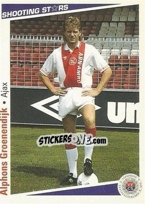 Sticker Alphons Groenendijk - Shooting Stars Holland 1991-1992 - Merlin