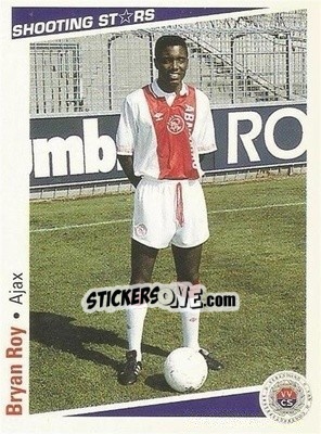 Cromo Bryan Roy - Shooting Stars Holland 1991-1992 n. 15 - Merlin