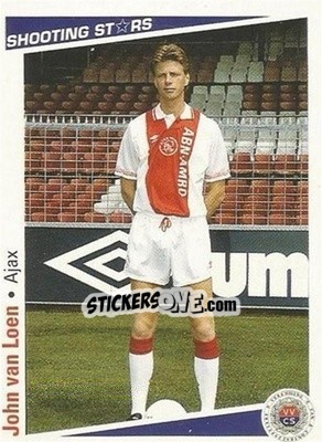 Sticker John van Loen - Shooting Stars Holland 1991-1992 - Merlin