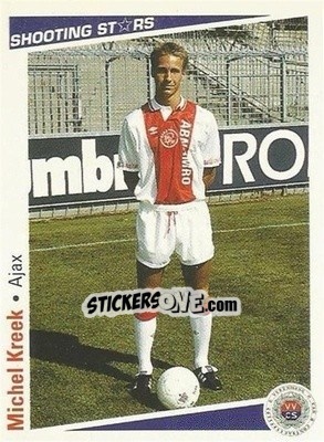 Sticker Michel Kreek - Shooting Stars Holland 1991-1992 - Merlin