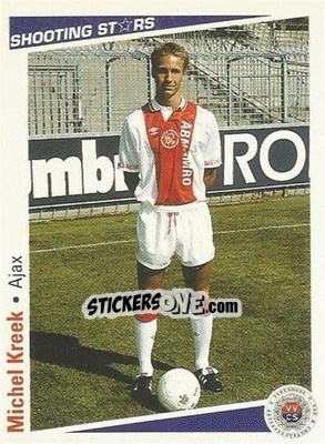 Cromo Michel Kreek - Shooting Stars Holland 1991-1992 n. 19 - Merlin