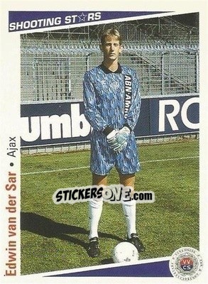 Sticker Edwin van der Sar - Shooting Stars Holland 1991-1992 n. 20 - Merlin
