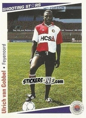 Sticker Ulrich van Gobbel - Shooting Stars Holland 1991-1992 - Merlin