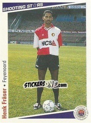 Sticker Henk Fraser - Shooting Stars Holland 1991-1992 - Merlin