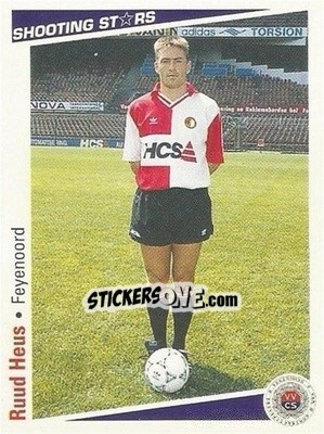 Cromo Ruud Heus - Shooting Stars Holland 1991-1992 - Merlin