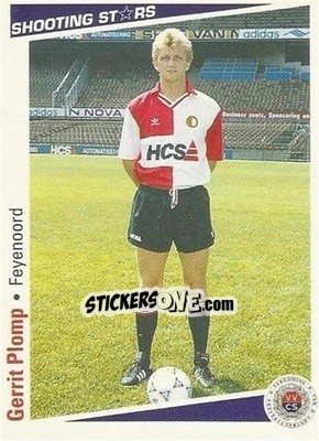 Sticker Gerrit Plomp - Shooting Stars Holland 1991-1992 - Merlin