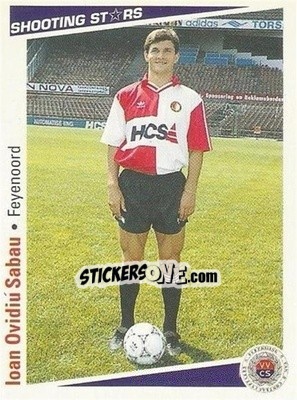 Cromo Ioan Ovidiu Sabau - Shooting Stars Holland 1991-1992 - Merlin