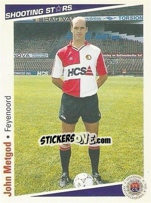 Sticker John Metgod - Shooting Stars Holland 1991-1992 - Merlin