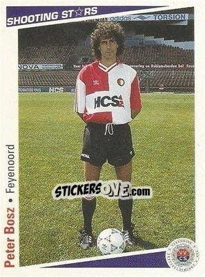 Sticker Peter Bosz - Shooting Stars Holland 1991-1992 n. 31 - Merlin