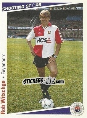 Sticker Rob Witschge - Shooting Stars Holland 1991-1992 - Merlin