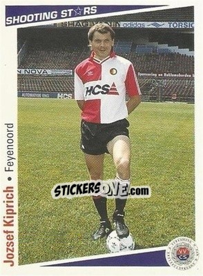 Sticker Jozsef Kiprich - Shooting Stars Holland 1991-1992 n. 34 - Merlin