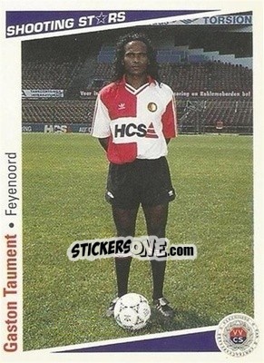 Cromo Gaston Taument - Shooting Stars Holland 1991-1992 - Merlin