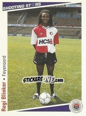 Sticker Regi Blinker - Shooting Stars Holland 1991-1992 - Merlin
