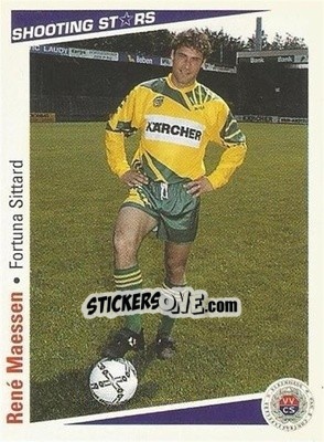 Sticker Rene Maessen - Shooting Stars Holland 1991-1992 - Merlin