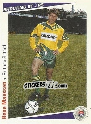 Figurina Rene Maessen - Shooting Stars Holland 1991-1992 - Merlin