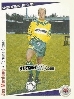 Sticker Jos Mordang - Shooting Stars Holland 1991-1992 - Merlin