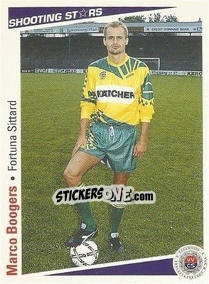 Figurina Marco Boogers - Shooting Stars Holland 1991-1992 - Merlin