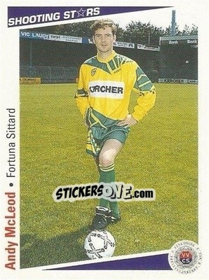 Cromo Andy McLeod - Shooting Stars Holland 1991-1992 - Merlin