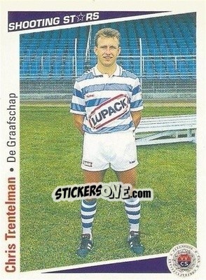 Sticker Chris Trentelman - Shooting Stars Holland 1991-1992 - Merlin