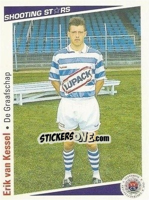 Sticker Erik van Kessel - Shooting Stars Holland 1991-1992 n. 58 - Merlin