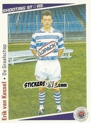 Sticker Erik van Kessel - Shooting Stars Holland 1991-1992 - Merlin