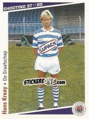 Sticker Hans Kraay - Shooting Stars Holland 1991-1992 n. 62 - Merlin