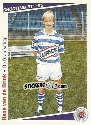 Sticker Rene van de Brink - Shooting Stars Holland 1991-1992 - Merlin