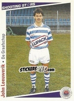 Sticker John Leeuwerik - Shooting Stars Holland 1991-1992 - Merlin