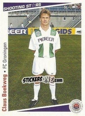 Cromo Claus Boekweg - Shooting Stars Holland 1991-1992 - Merlin