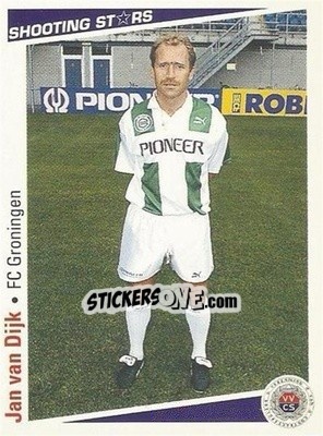 Cromo Jan van Dijk - Shooting Stars Holland 1991-1992 - Merlin