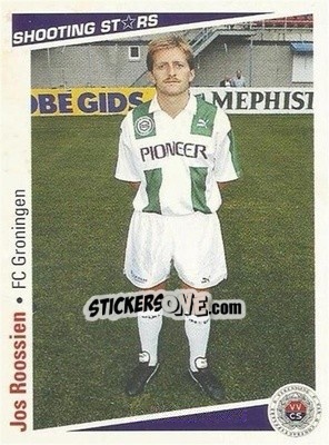 Sticker Jos Roossien - Shooting Stars Holland 1991-1992 - Merlin