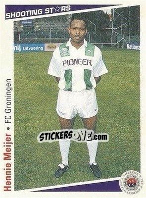 Sticker Hennie Meijer - Shooting Stars Holland 1991-1992 n. 77 - Merlin