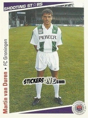 Sticker Martin van Duren - Shooting Stars Holland 1991-1992 - Merlin