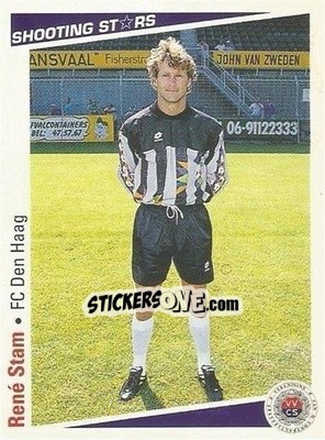 Sticker Rene Stam - Shooting Stars Holland 1991-1992 - Merlin