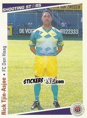 Cromo Rick Tjin-Asjoe - Shooting Stars Holland 1991-1992 - Merlin