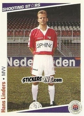 Sticker Hans Linders - Shooting Stars Holland 1991-1992 - Merlin