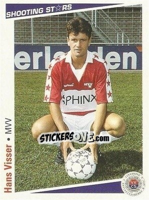 Sticker Hans Visser - Shooting Stars Holland 1991-1992 - Merlin