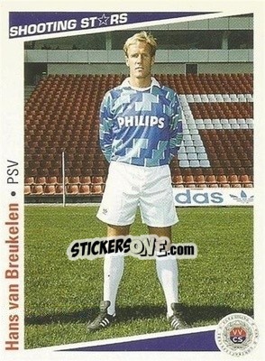 Sticker Hans van Breukelen - Shooting Stars Holland 1991-1992 - Merlin