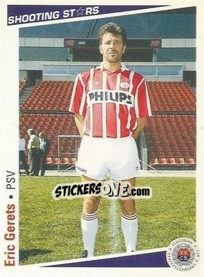 Sticker Eric Gerets - Shooting Stars Holland 1991-1992 - Merlin