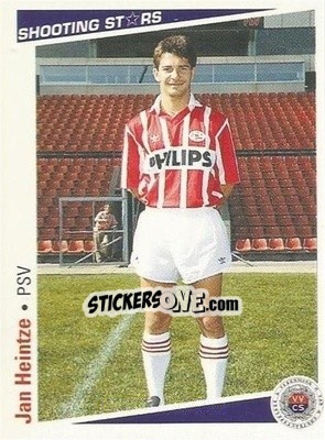 Cromo Jan Heintze - Shooting Stars Holland 1991-1992 - Merlin