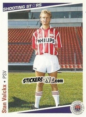 Cromo Stan Valckx - Shooting Stars Holland 1991-1992 - Merlin