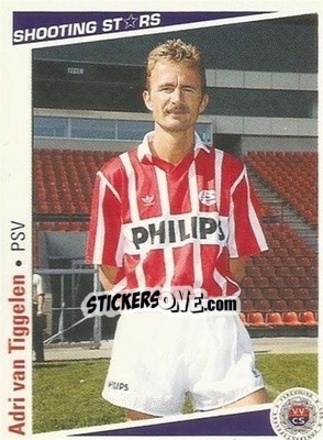 Sticker Adri van Tiggelen - Shooting Stars Holland 1991-1992 n. 115 - Merlin