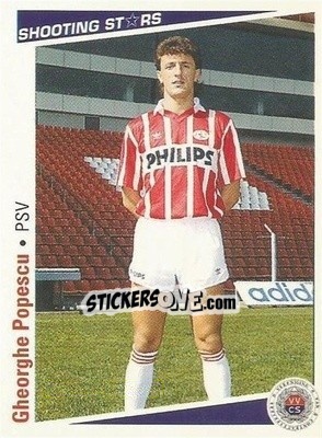 Sticker Gheorghe Popescu - Shooting Stars Holland 1991-1992 n. 117 - Merlin