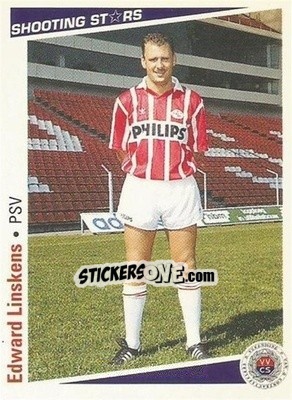 Sticker Edward Linskens - Shooting Stars Holland 1991-1992 n. 120 - Merlin